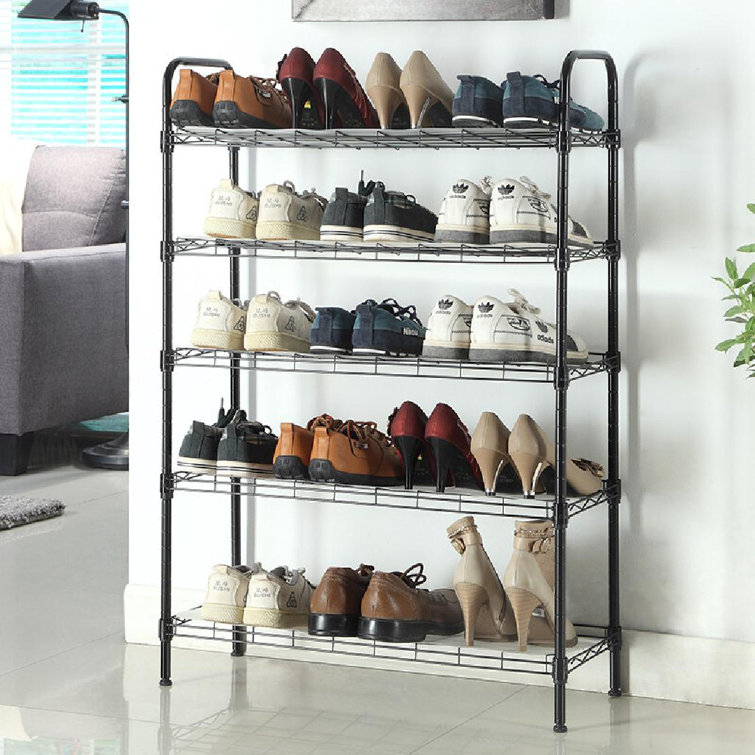 Waterproof discount shoe rack